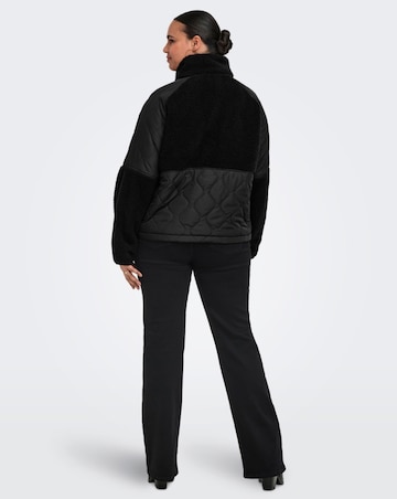 ONLY QUILT MIX FLEECE SHORT JACKET