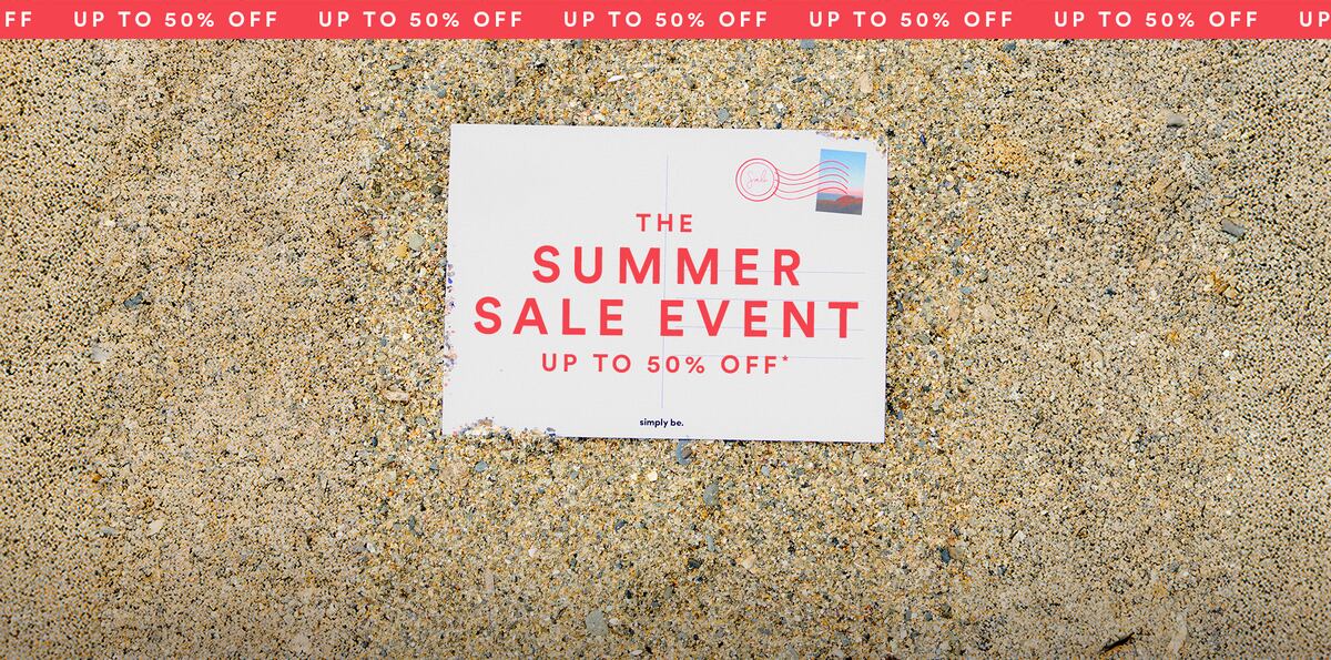 The Summer Sale Event up to 50% off