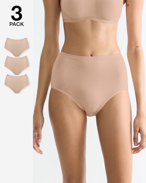 Sloggi Go Daily Cotton (3 Pack) Soft High Waist Knickers