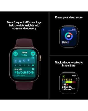 Apple Watch Series 12 GPS 46mm - Space Grey Aluminium/Navy Blue Sport Band - S/M