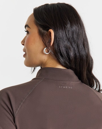 Gym King Peach Luxe Full Zip Jacket