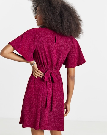 Twisted Wunder Ziggy Galaxy Foil Mini Dress