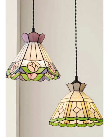 ValueLights Evelyn Tiffany Easy Fit Shade 26cm