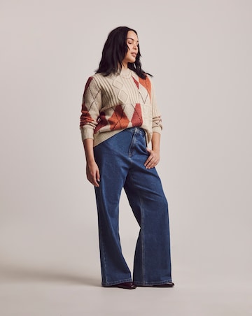 Julipa Cable Argyle Jumper