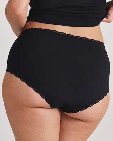 Pretty Secrets (3 Pack) Rib Micro Lace Trim Shorts