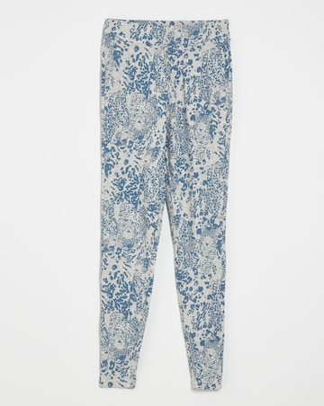 Value Cuffed Animal Print Legging Pyjama Set