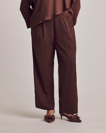 Julipa Satin Straight Leg Trouser