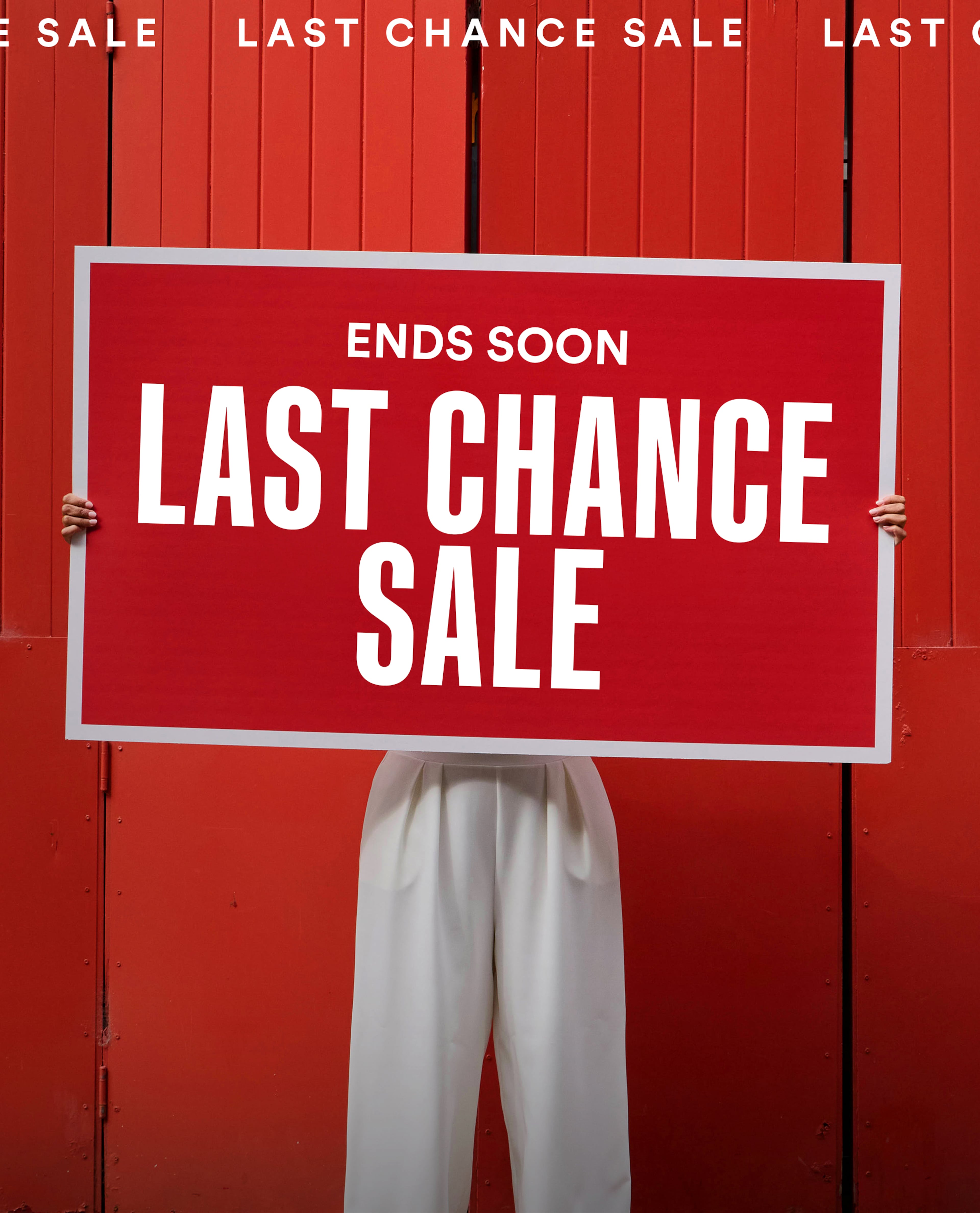 Ends soon - last chance Sale