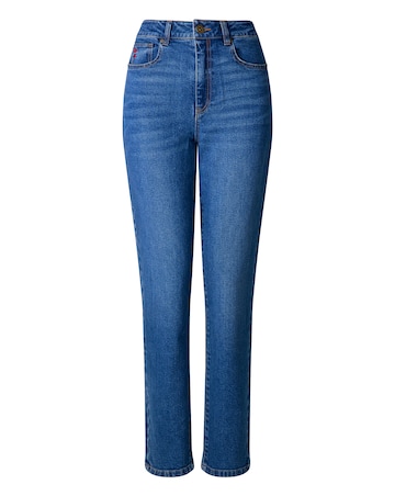 Joe Browns High Waisted Mom Jeans With Light Wash