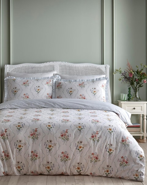 Appletree Floral Bouquet Cotton Duvet Cover Set