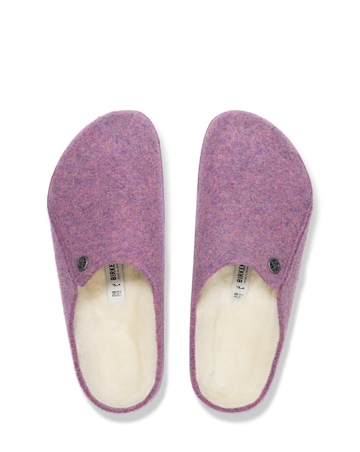 Birkenstock Zermatt Shearling Wool Felt Mules - Standard Fit (D)