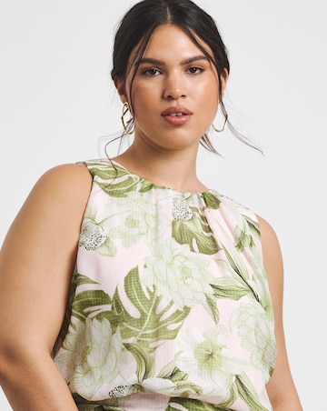 Joanna Hope Printed Pleated Dress