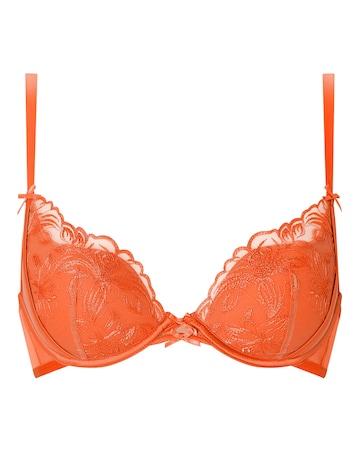 Ann Summers Tangerine Dream Padded Plunge Bright Orange