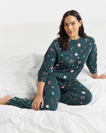 Pretty Secrets Value Candy Cane Pyjama Set