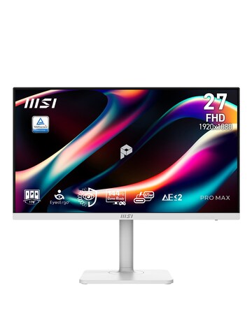 MSI PRO MAX 271PHW 27in FHD 144Hz 4ms IPS Adaptive-Sync Monitor - White