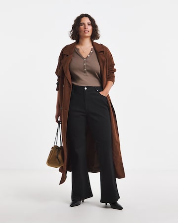 Black Flare Leg Jeans