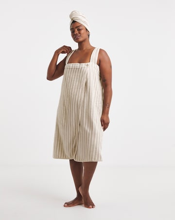 Pretty Secrets Towelling Shower Wrap And Turban