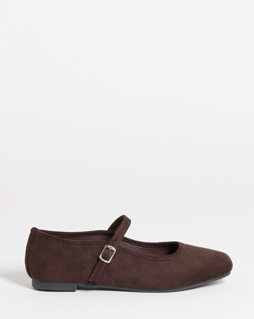 Sophia Mary Jane Flat Shoes - Extra Wide Fit (EEE)