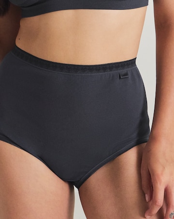 Slimma (3 Pack) Cotton Full Brief Knickers