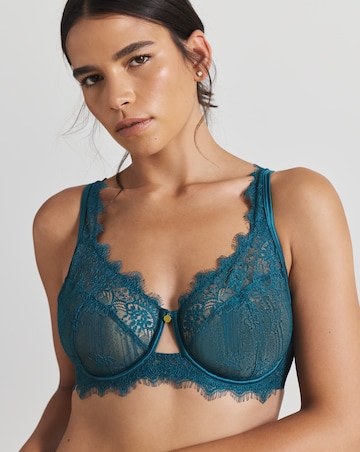 Pretty Secrets Eyelash Lace Underwired Full Cup Bra
