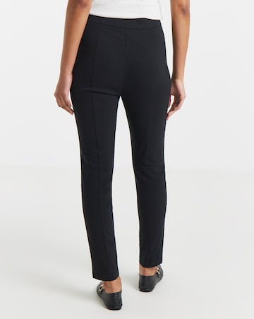 Black Bengaline Super Stretch Pull On Trouser