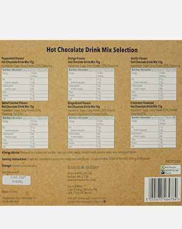 Gingerbread Kitchen Hot Chocolate Selection