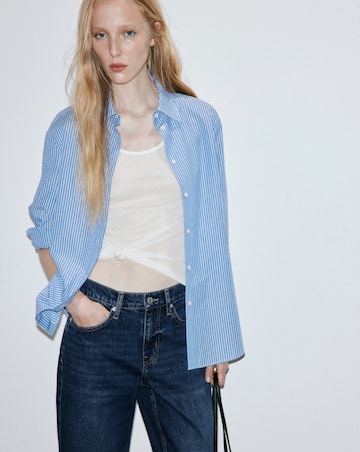 Mango Mid Rise Straight Jeans