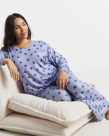 Pretty Secrets Star Print Soft Knit Lounge Set