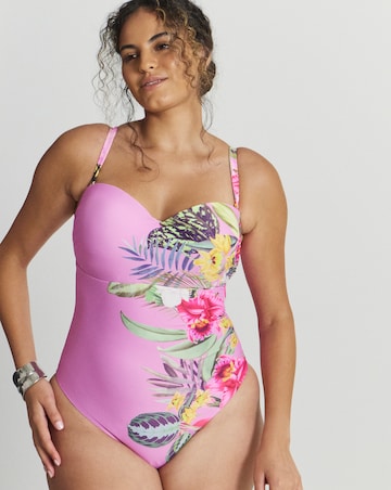 Figleaves Fiji Underwired Bandeau Swimsuit