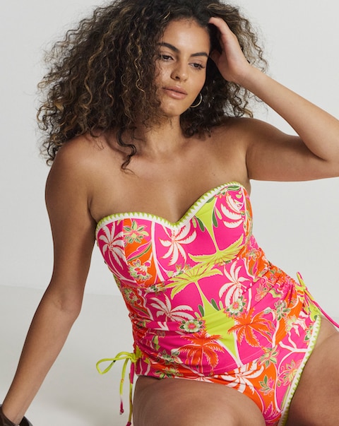 Figleaves Frida Underwired Bandeau Tankini Top