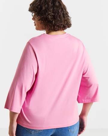 Simply Be Orange Kimono Sleeve Top