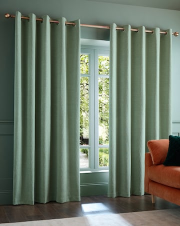 Catherine Lansfield Crinkle Chenille Curtains