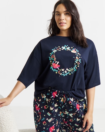 Pretty Secrets 12 Days Of Christmas Graphic Pyjama Set