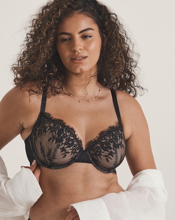 Pretty Secrets Lace Full Cup Non Padded Wired Bra (B-F)