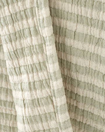 Bianca Cotton Muslin Stripe Throw