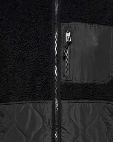 ONLY QUILT MIX FLEECE SHORT JACKET