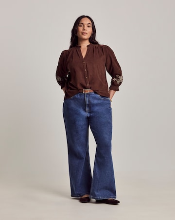 Julipa Embroidered Cord Top