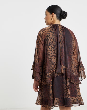 Simply Be Leopard Skater Dress