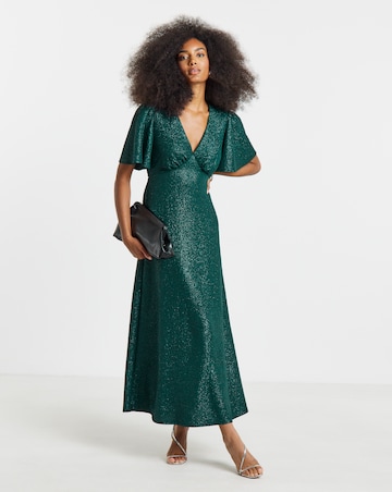 Twisted Wunder Ziggy Galaxy Foil Maxi Dress