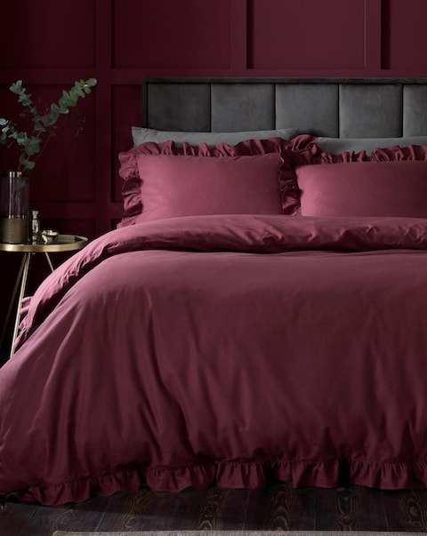 Appletree Cassia Frill Cotton Duvet Cover Set