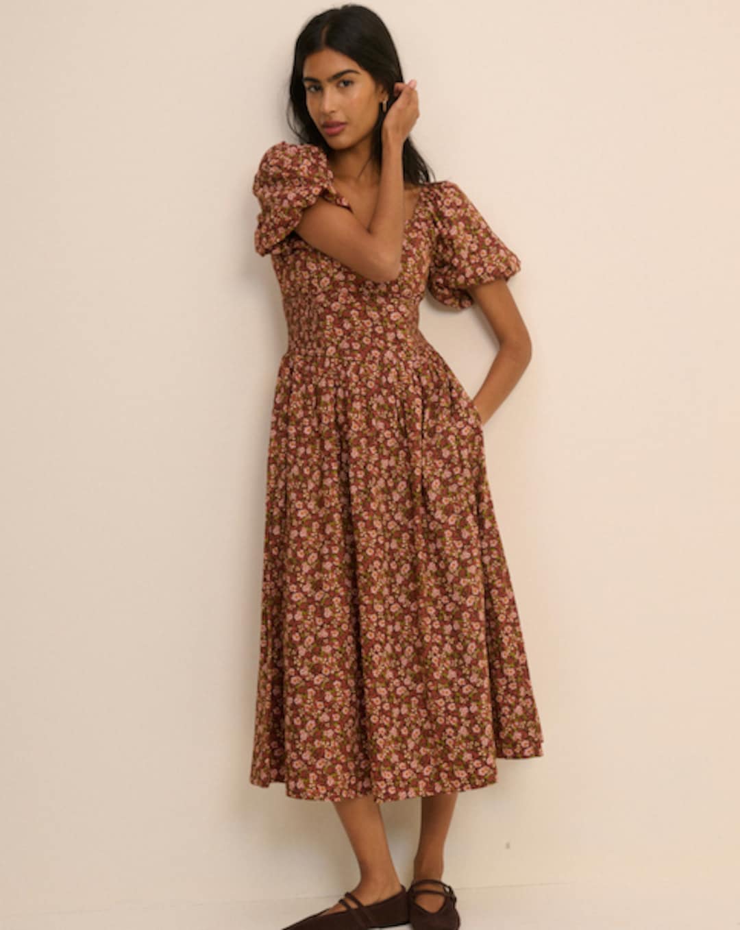 Joe Browns Beautiful Butterfly Print Crinkle Maxi Dress