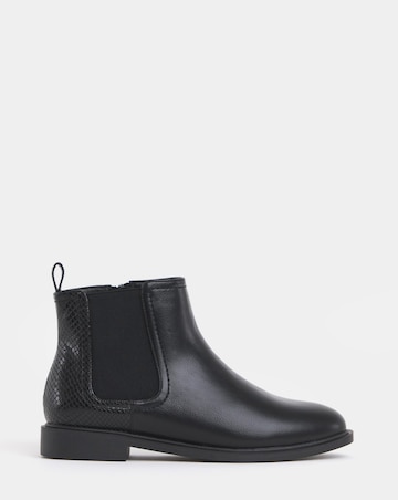 Helina Classic Ankle Chelsea Boots - Wide Fit (E)