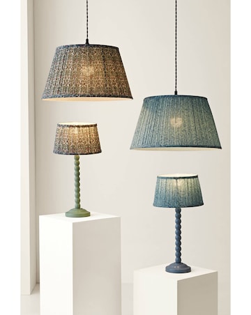 ValueLights Alba Large Tapered Printed Easy Fit Shade 45cm