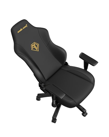Anda seaT Phantom 3 Premium Large Gaming Chair - Black (Golden logo)