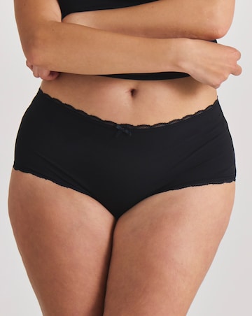 Pretty Secrets (3 Pack) Rib Micro Lace Trim Shorts