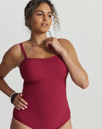 Figleaves Icon V Bar Bandeau Swimsuit