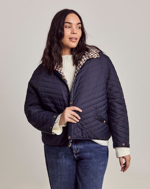 Julipa Reversible Printed Padded Coat
