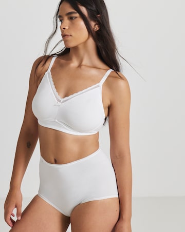 Pretty Secrets (3 Pack) New Claire Cotton Moulded Full Cup Non Wired Bras (B-E)