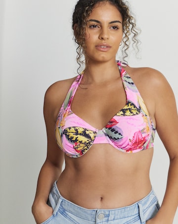 Figleaves Fiji Underwired Halterneck Bikini Top