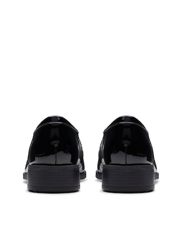 Clarks Havisham Edge Patent Leather Tassle Loafers - Wide Fit (E)